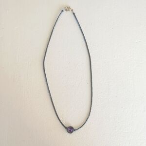 Elegant Hemetit Purple Necklace